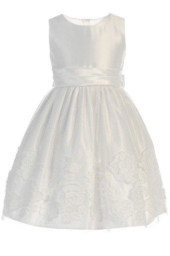 chinese dress ladies Deel V-Neck Long White Lace Wedding Dress with Train Off White / 18