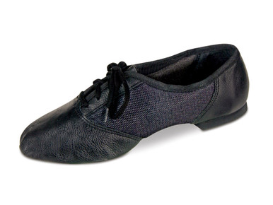 Danshūz Black Combo Split Sole Jazz Shoes - Pink Princess