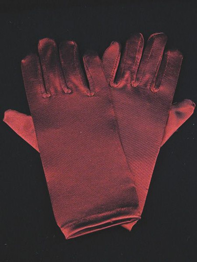 short black velvet gloves