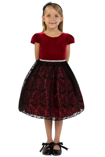 empire waist christmas dress Long Sleeve Smocked Ideal for casual 20250519_FP Cover Colour:Pink Bodycon Dress With Black