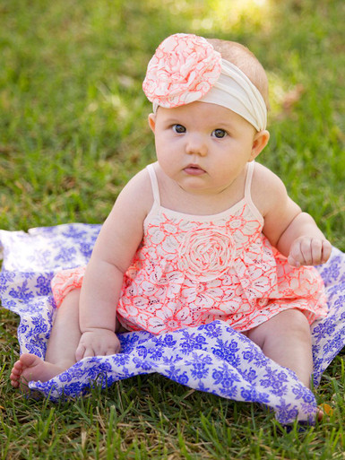 Mimi & Maggie Sweet Sunshine Romper - Pink Princess