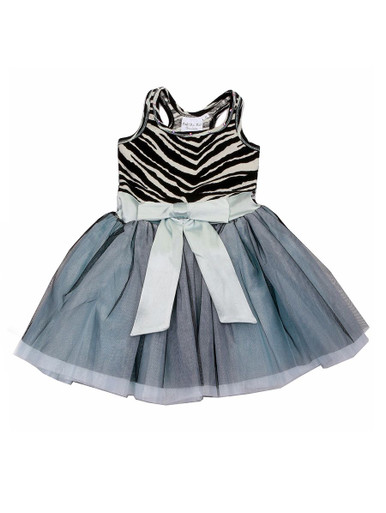 strapless open back dress Mme. Zebra Garden Dress main image 0