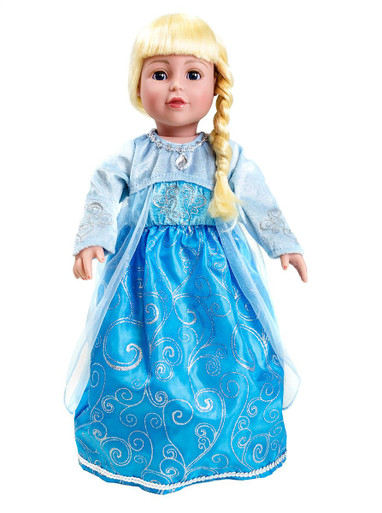 Little Adventures Ice Princess 18" Doll Dress - Pink Princess