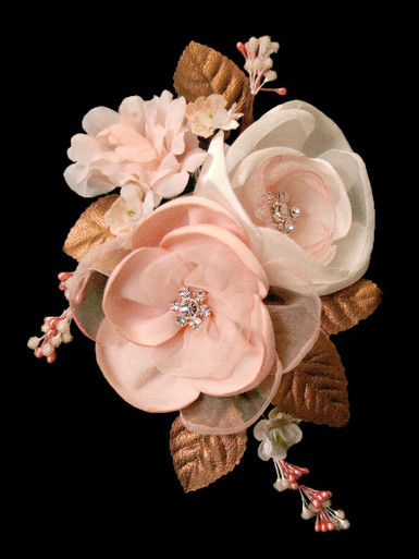 アクセサリー herlipto Rose Satin Clip pink Rose Satin Clip