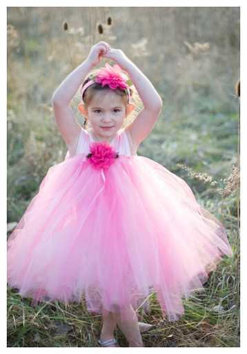 Fluffy Fairy Tulle w/ Headband | Pink Princess