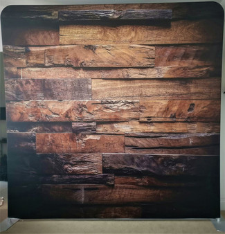 Cafe Wood Backdrop Double sided