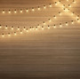 Wooden Lights Backdrop Double Sided