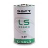 Saft LS33600 Battery - 3.6V Lithium D Cell Li-SOCI2 Lithium Sulfer Dioxide