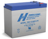 12 Volt 10.0 Ah Battery - Rhino SLA10-12T-T25 Sealed Lead Acid Rechargeable