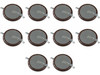 Panasonic VL3032-1F2 Battery - 3V Lithium Rechargeable Coin Cell - 10 Pieces