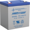 Power-Sonic PS-1250 F2 Battery - 12 Volt 5 Amp Hour
