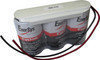0800-0103 6 Volt 5.0 AH 1x3 X Cell Battery - Enersys Cyclon Hawker 0800-0103 6 Volt 5.0 AH 1x3 X Cell Battery - Enersys Cyclon Hawker