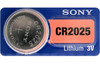 CR2025 Battery By muRata Sony - 3V Lithium Coin Cell