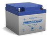 Power-Sonic PS-12260 NB Battery - 12 Volt 26Ah AGM (Nut & Bolt)