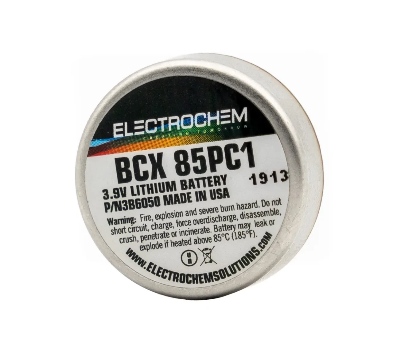 Electrochem 3B50 Battery - 3.9V Lithium Wafer Cell