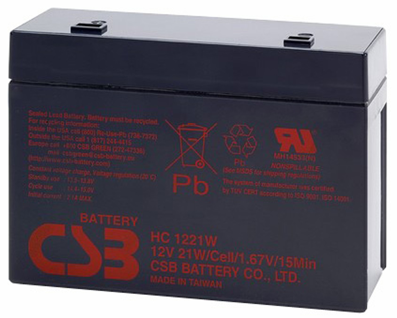 APC RBC21 Replacement Battery Cartridge #21 (5.1 Amp Hour)