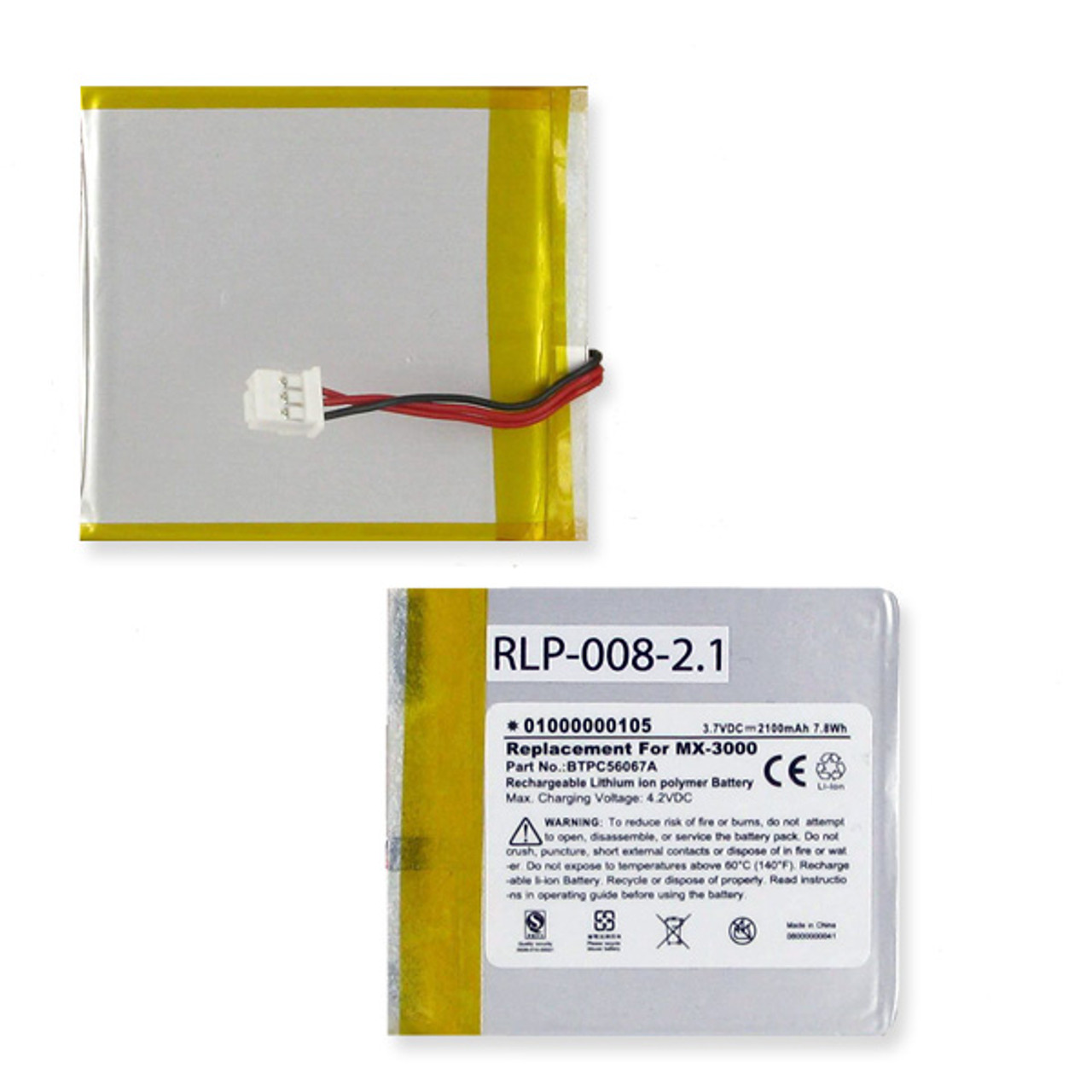 Crestron TPS-4L Battery for MiniTouch Remote Control Touchpanel