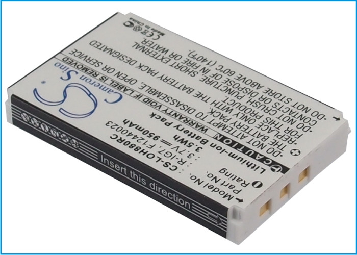 Batteria VINTRONS 1300mAh Li-ion Per Logitech Harmony 915, 1000, 1100 E Squeezebox Duet – Ricambio Compatibile - 4