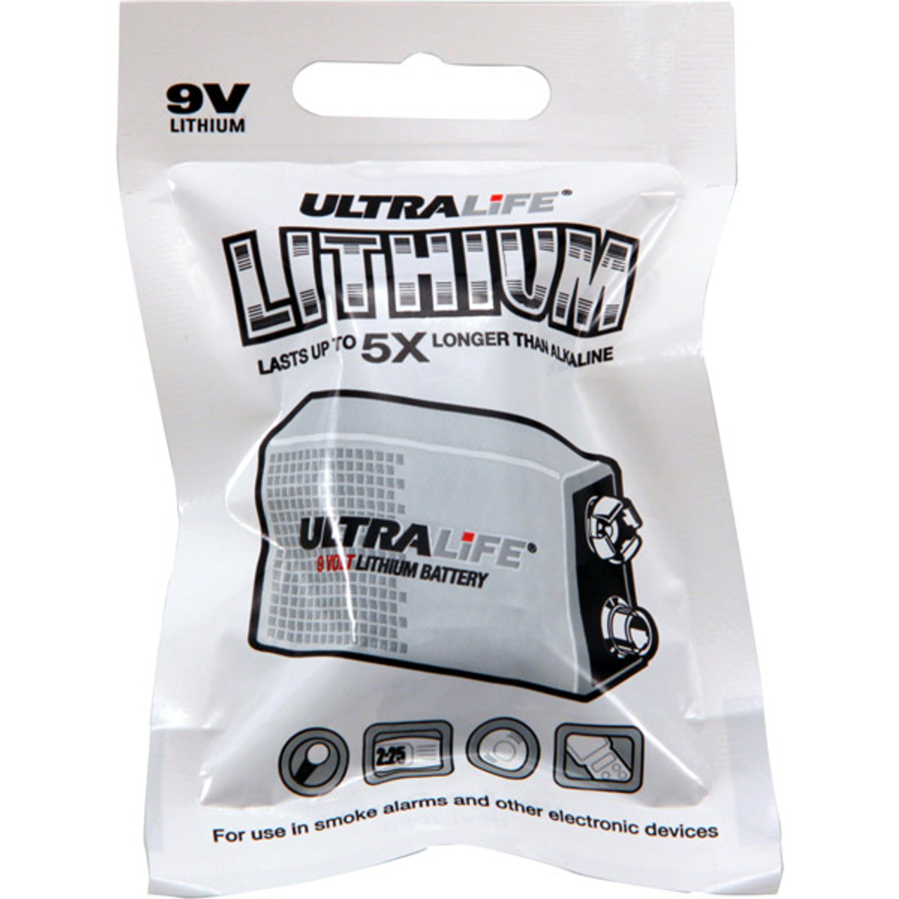 U9VLJPFP Ultralife 9 Volt Lithium Battery - 48 Pieces
