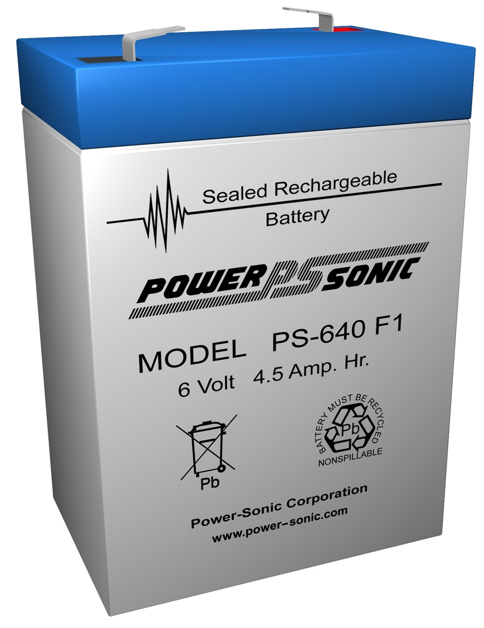 Astralite 20-0002 Battery - 6 Volt 4.5 Ah - Emergency Light