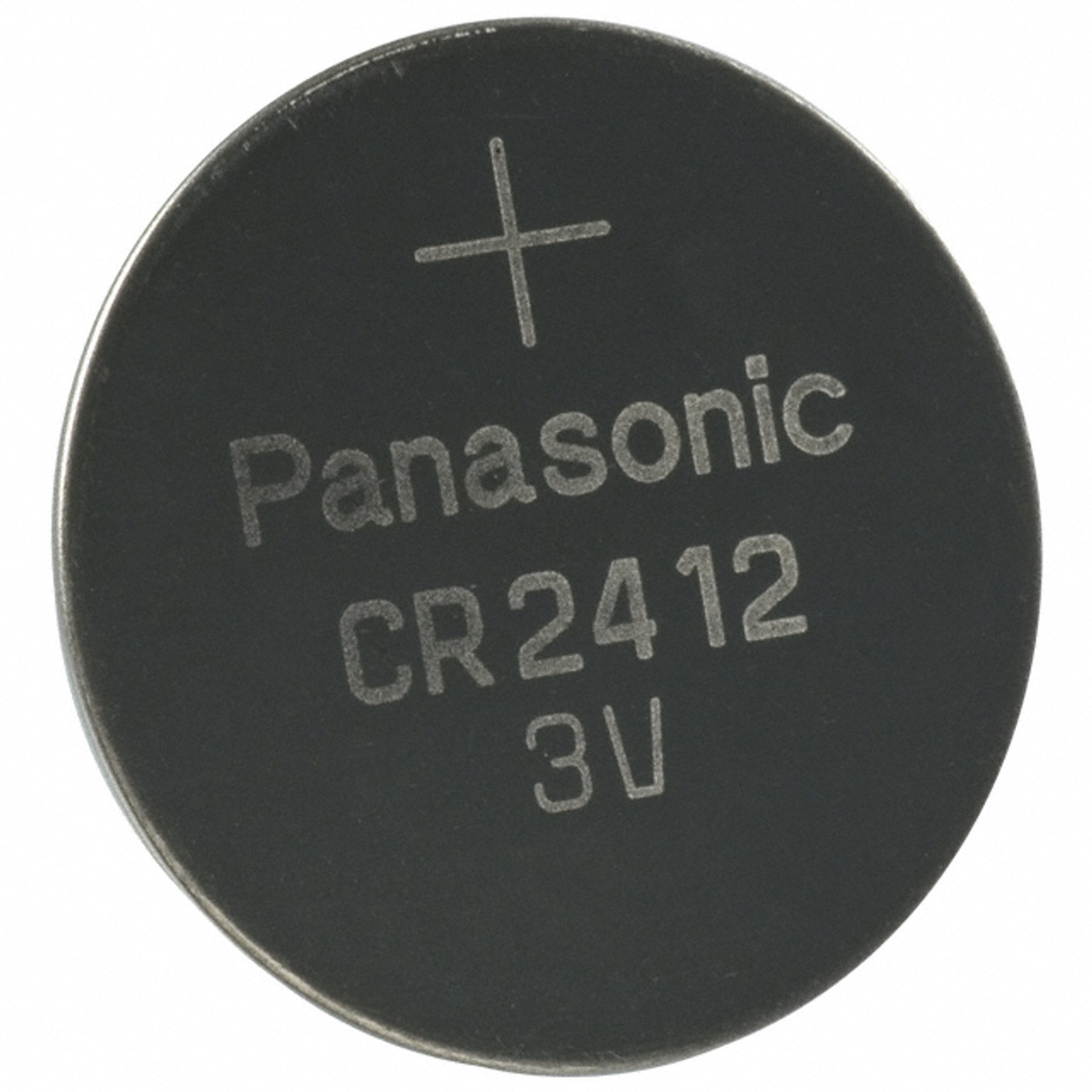 Panasonic CR2412 Battery - 3V Lithium Coin Cell - Bulk - 5 Pieces