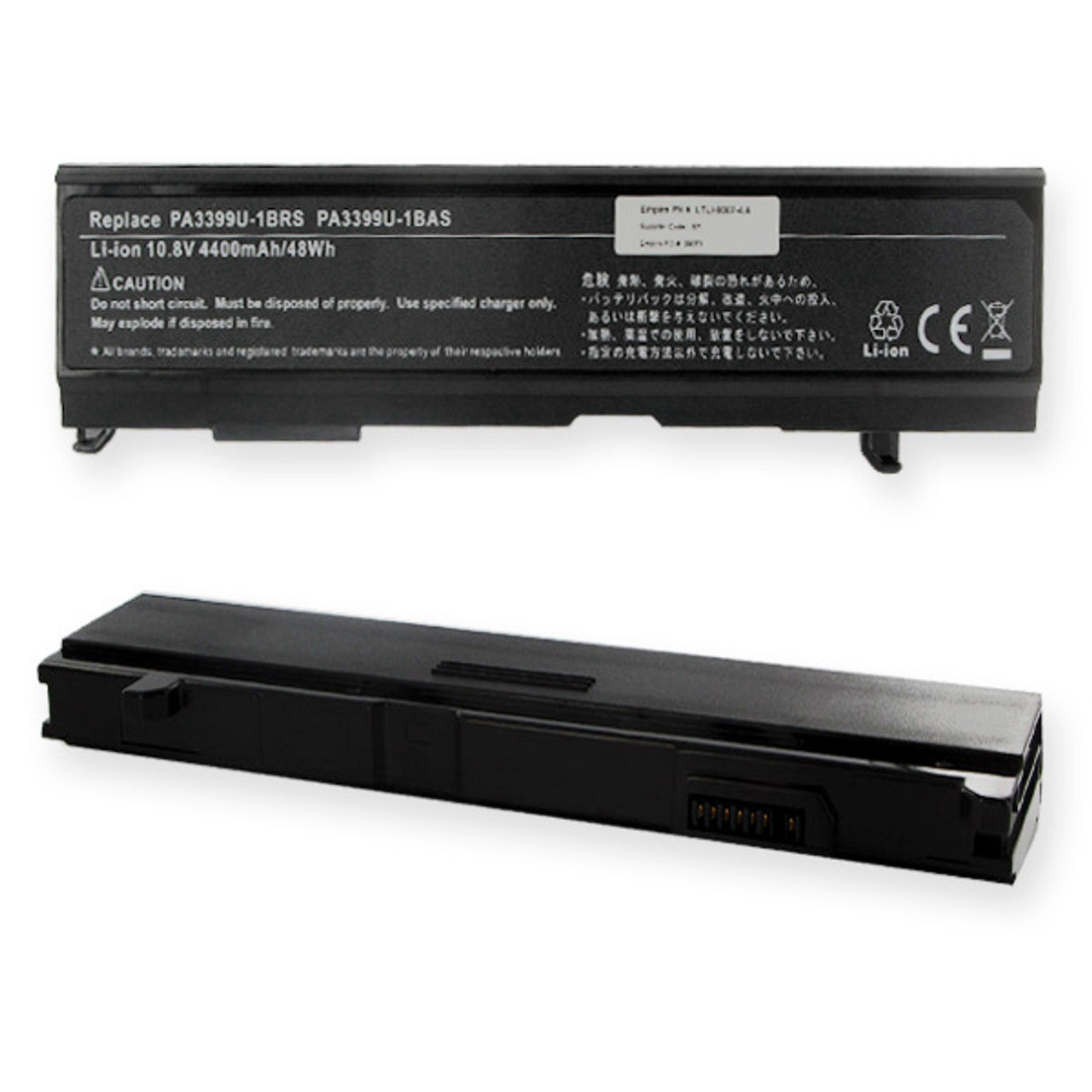 Toshiba PA3399U-1BAS Battery 10.8V 4400mAh Li-Ion Laptop - Notebook Replacement