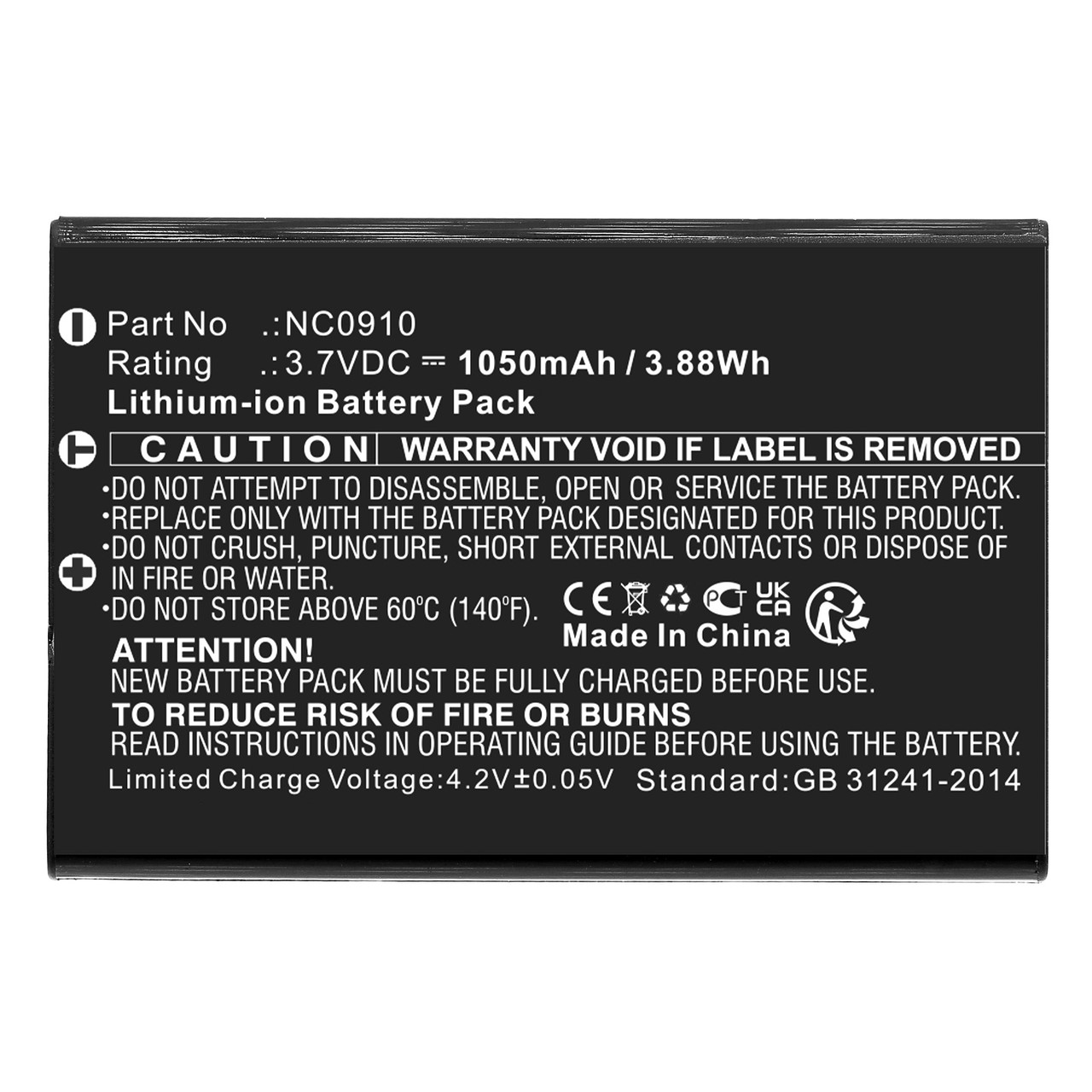 Universal UT-BATTMX880 Remote Control Battery