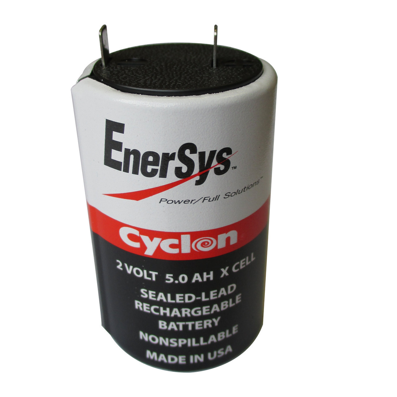 0800-0004 Battery by Enersys Cyclon 2 Volt 5.0 AH Sealed Rechargeable X Cell