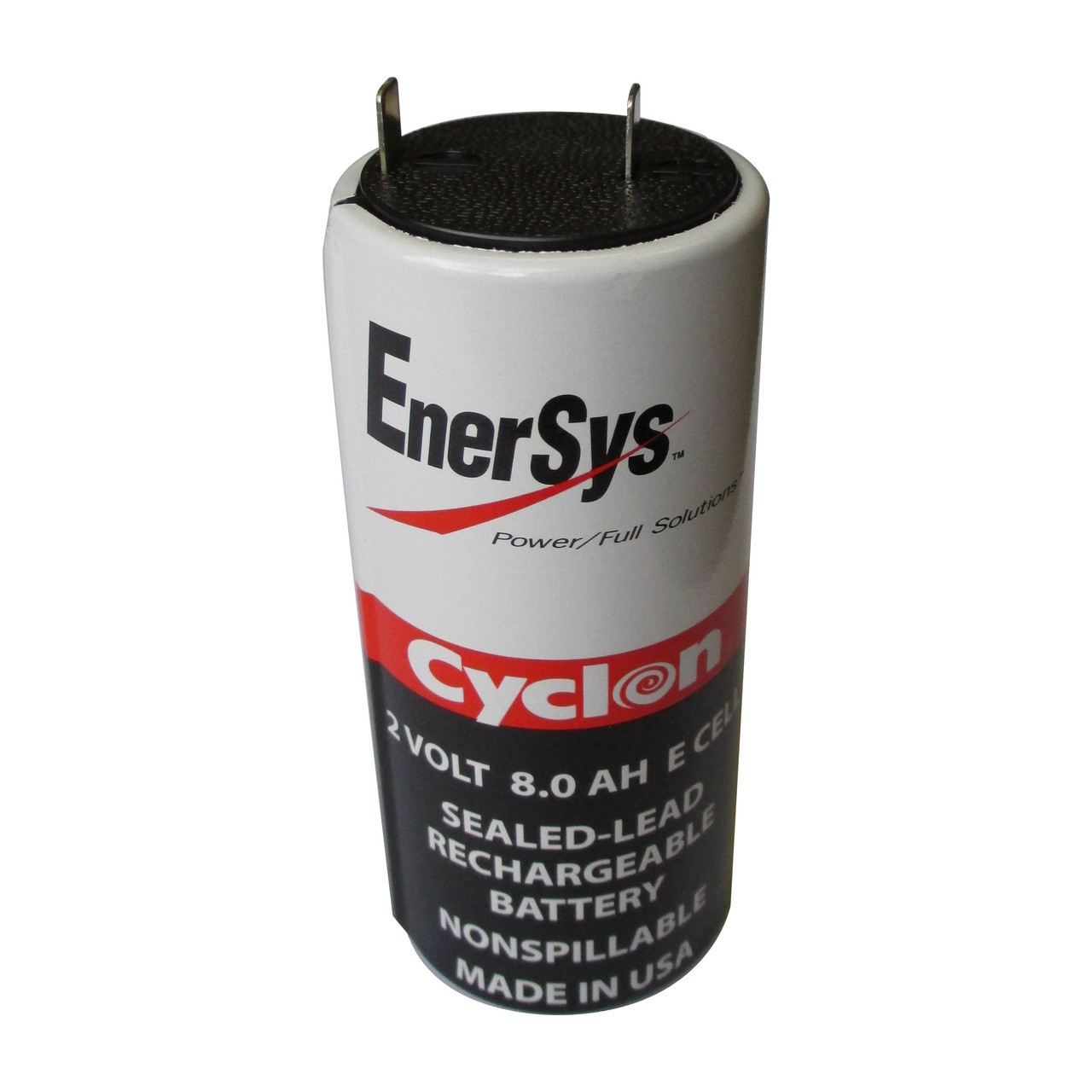 0850-0004 Battery by Enersys Cyclon 2 Volt 8.0 AH Sealed Rechargeable E Cell