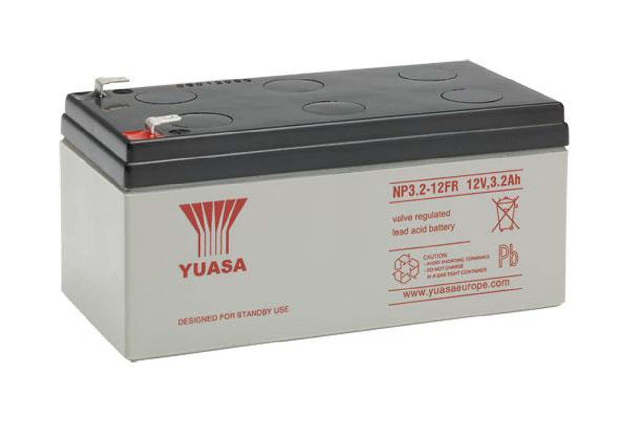 Genesis Yuasa NPH3.2-12FR Battery - 12V 3.2Ah Sealed Rechargeable