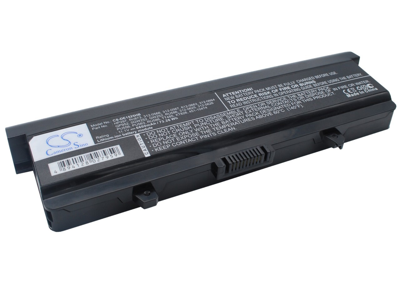 Dell Inspiron 1526 Laptop - Notebook Battery Replacement - 6600mAh