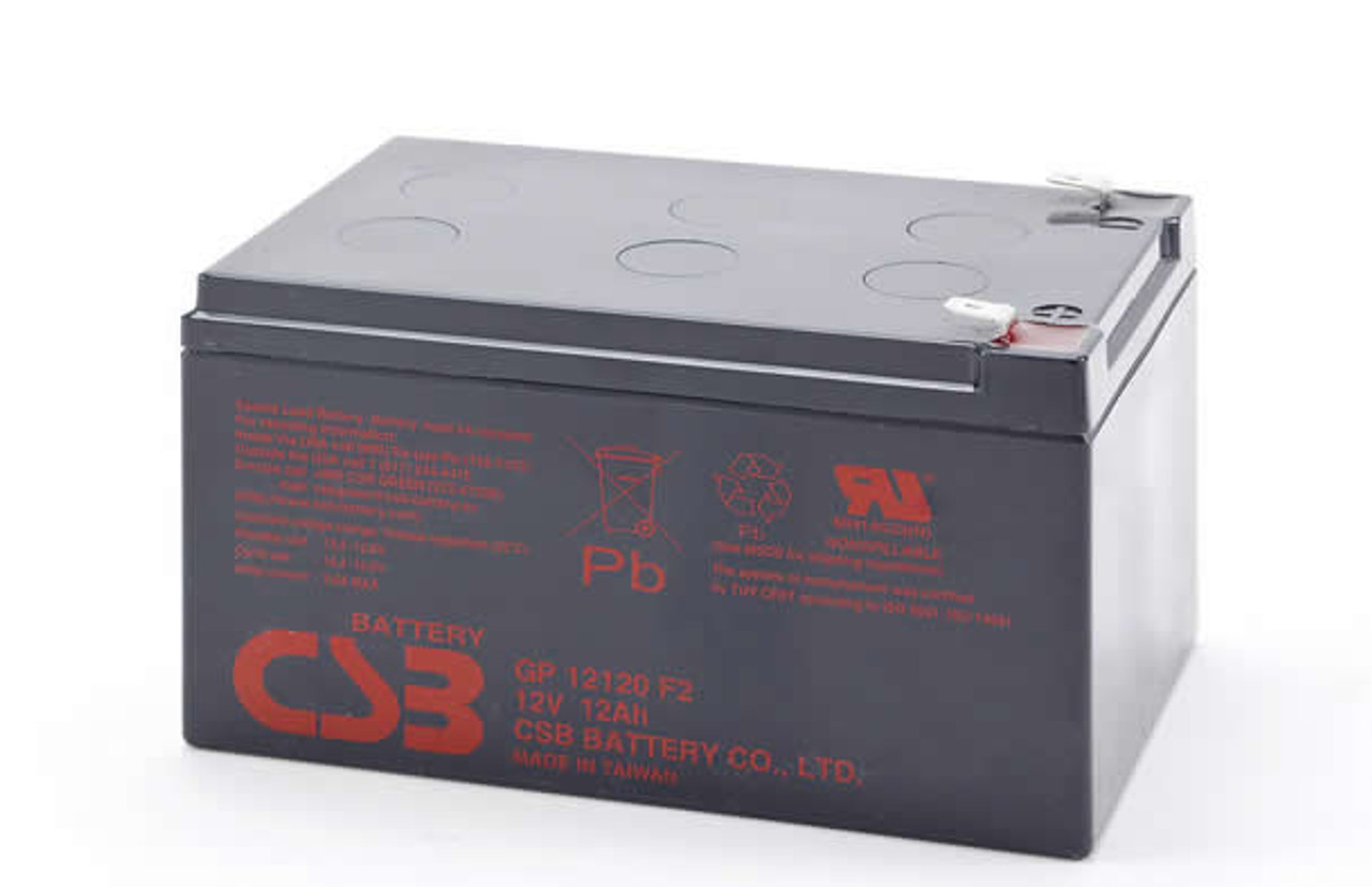 CSB GP12120 F2 Battery - 12V 12.0Ah Sealed Rechargeable, Replacement Batteries for GP 12120, GP 12120 F2, GP12120, GP12120 F2, GP12120 F2, GP12120F2