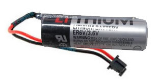 Toshiba ER6V/3.6V Battery Replacement for PLC (Connector RD018)