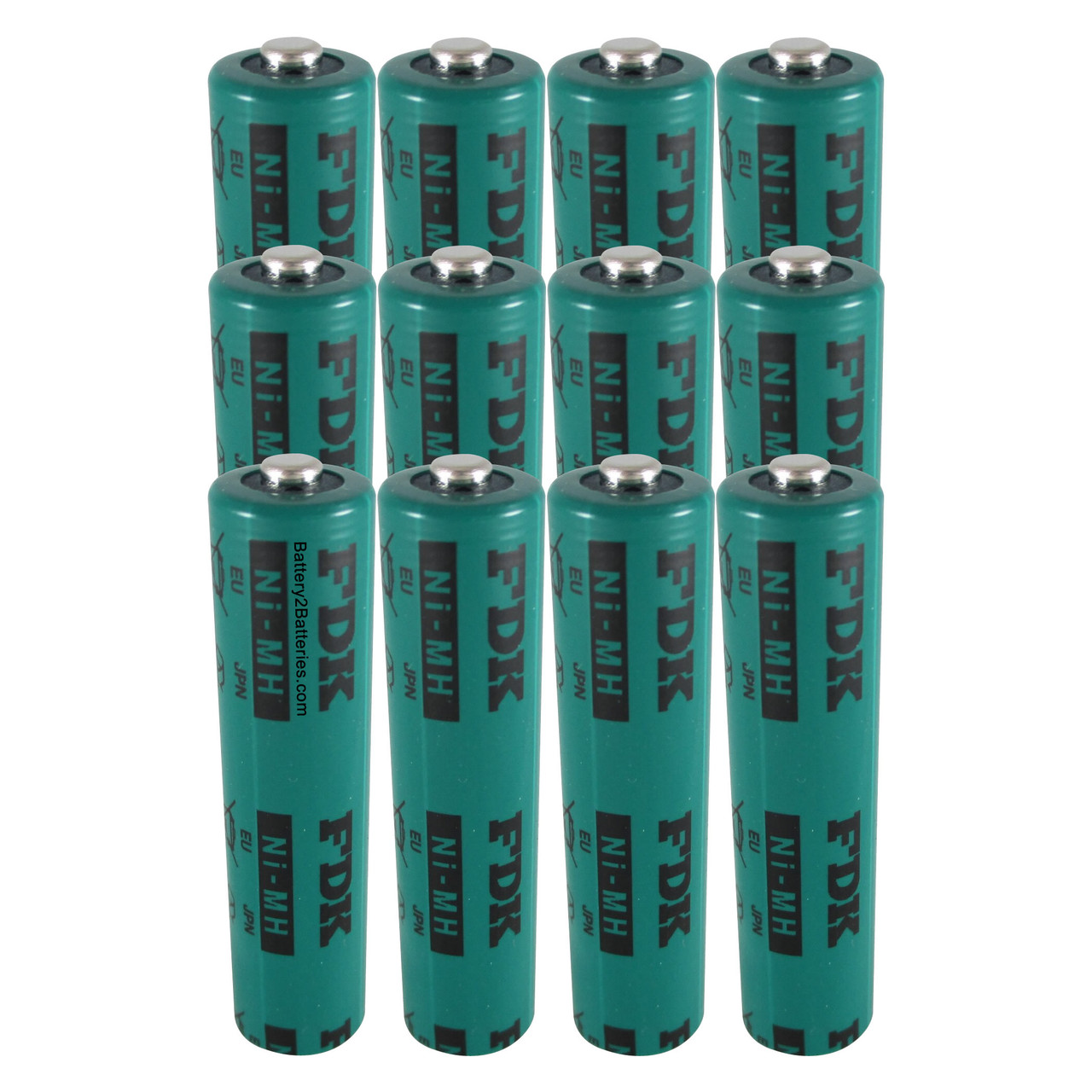 Yealink W52H Battery (12 Pack) of AAA Ni-MH Rechargeable Batteries