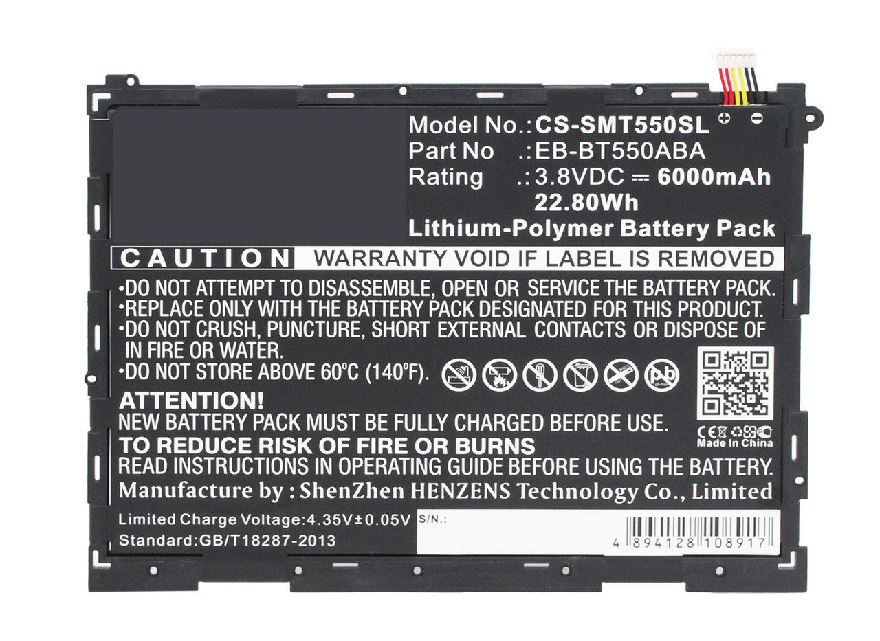 Samsung EB-BT550ABA Battery Replacement