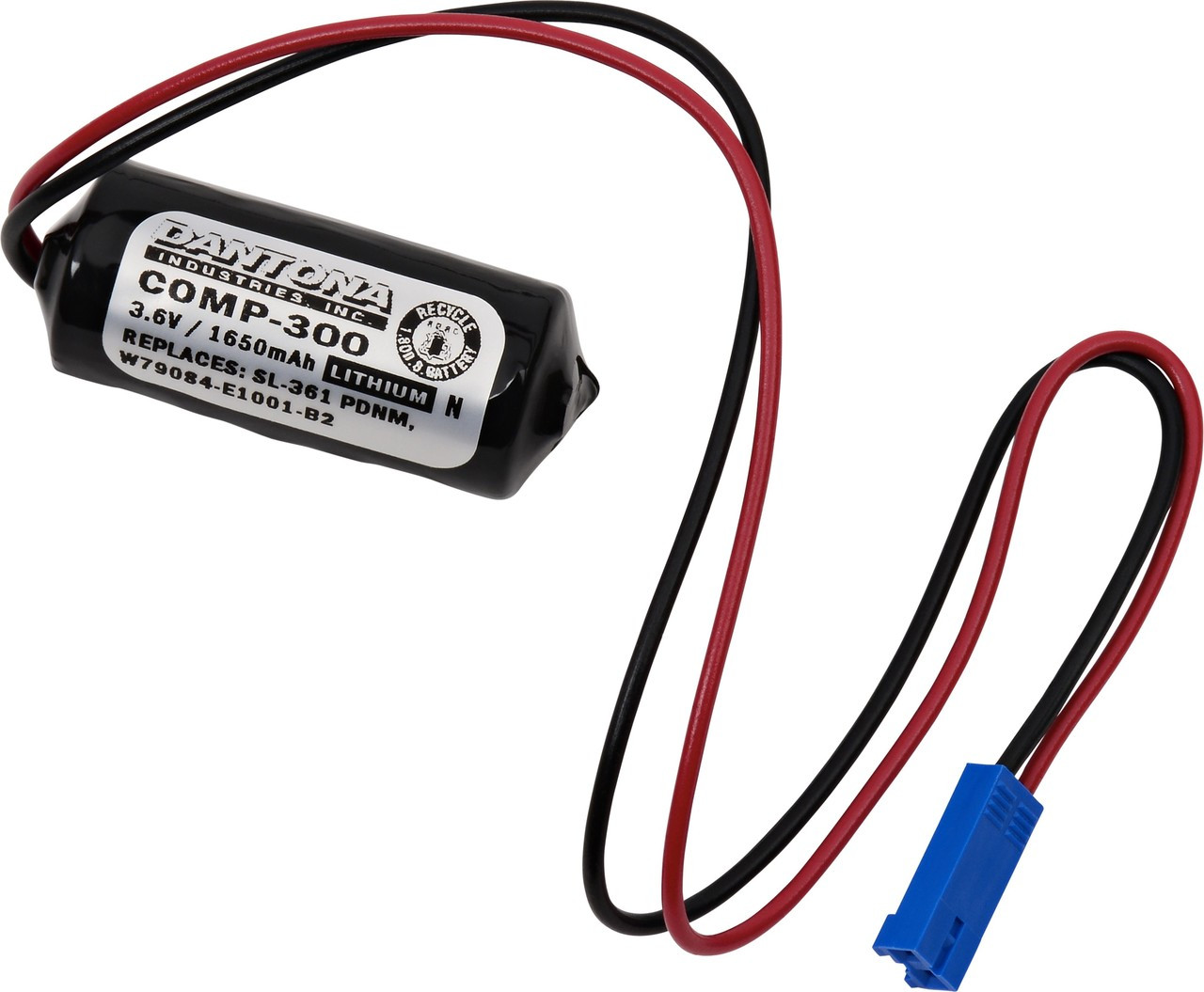 Dantona Comp-300 Battery - 3.6V Lithium for PLC Logic Control