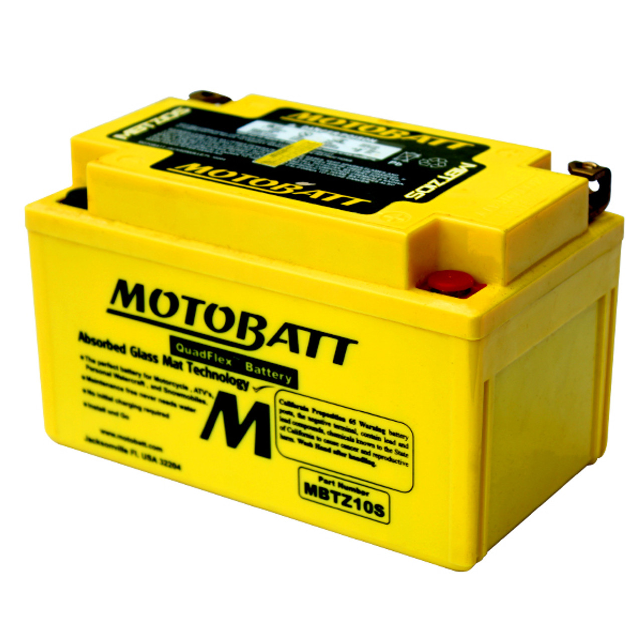 Yuasa YTZ10S Battery Replacement - AGM Sealed for Motorcycle