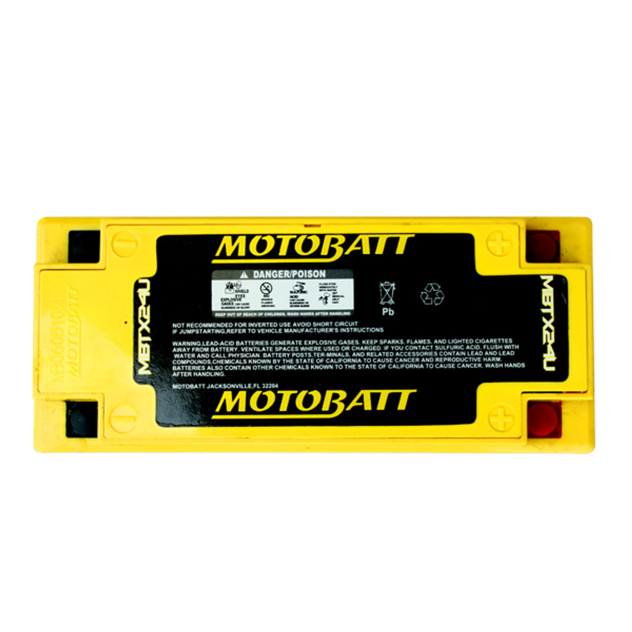 Yuasa YTX24HL Battery Replacement - AGM Sealed for Motorcycle