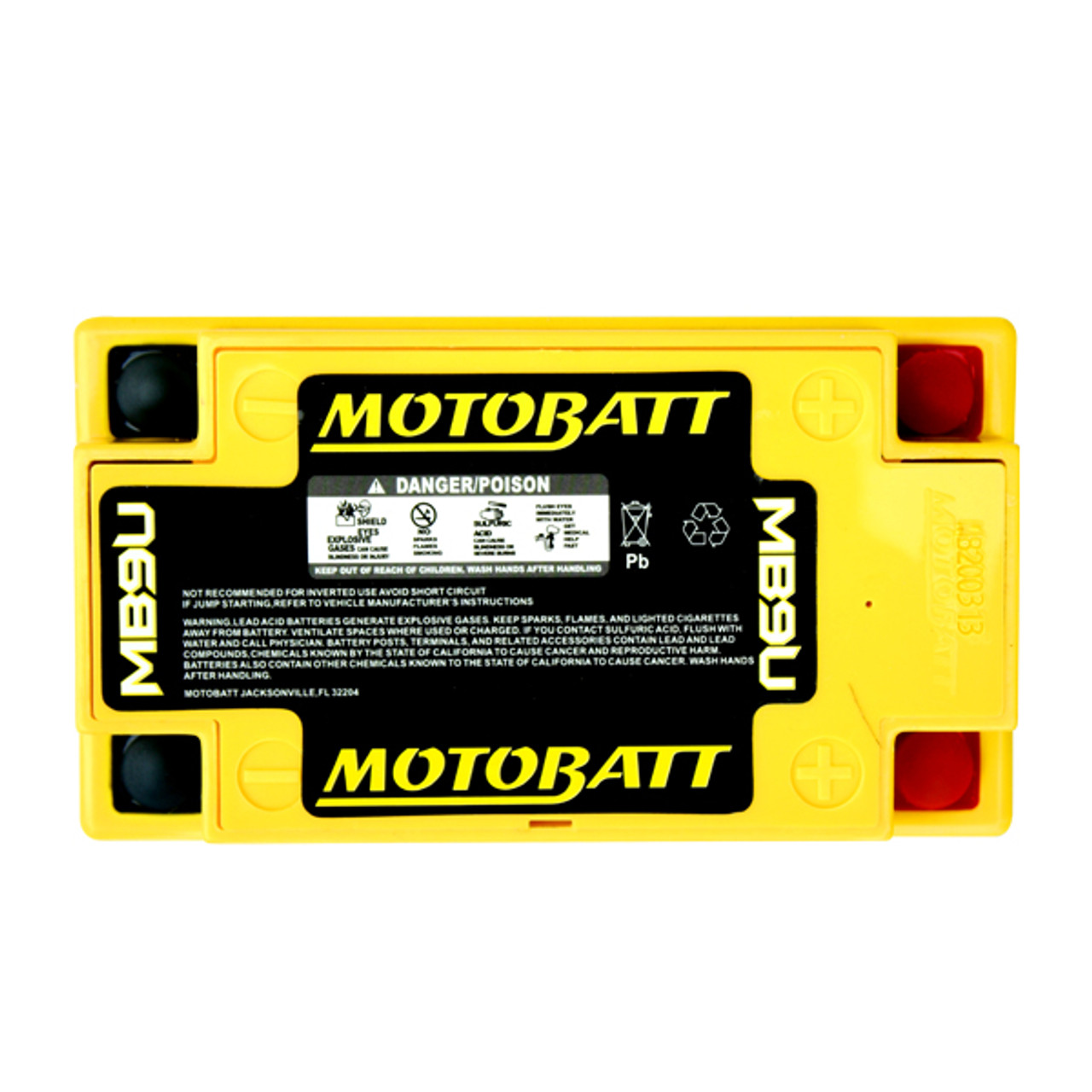 Yuasa YB7L-B Battery Replacement - AGM Sealed for Motorcycle
