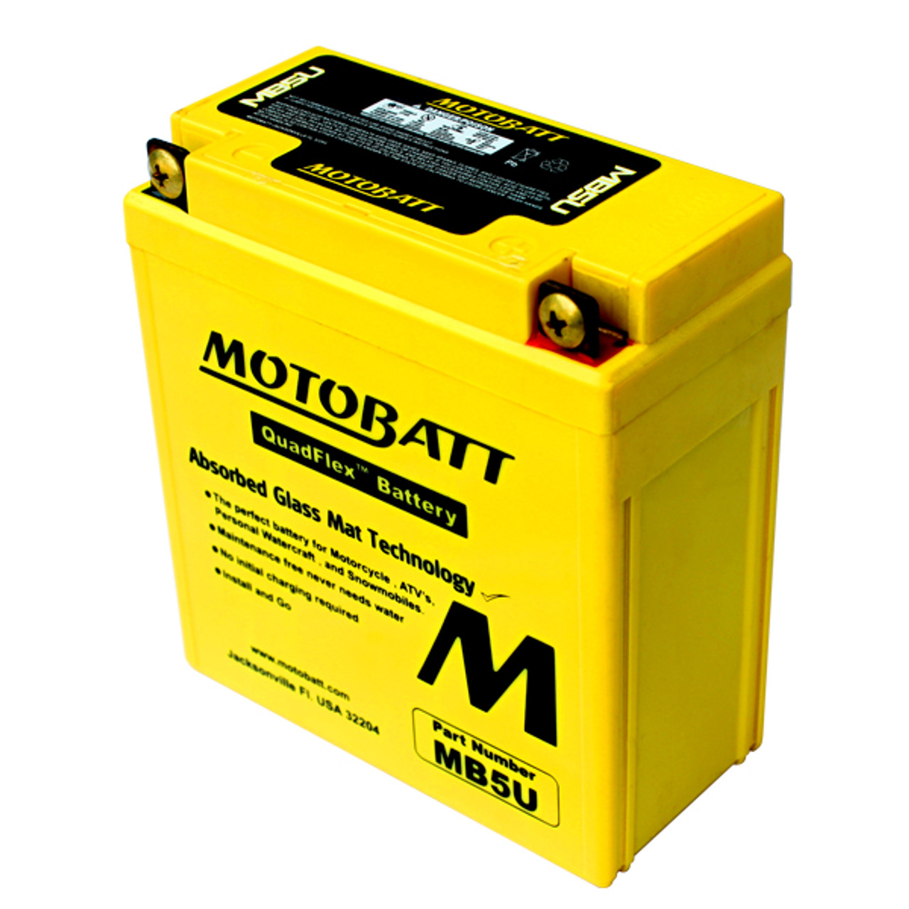 Batterie moto YB5L-B 12V 5Ah