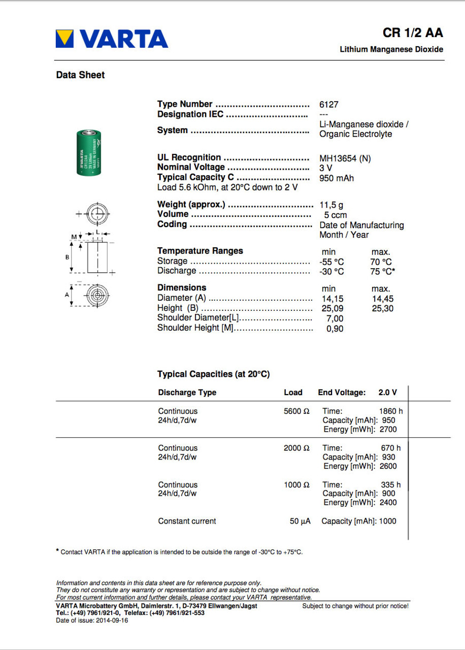 Siemens Simantic SL770 Battery for PLC Logic Control