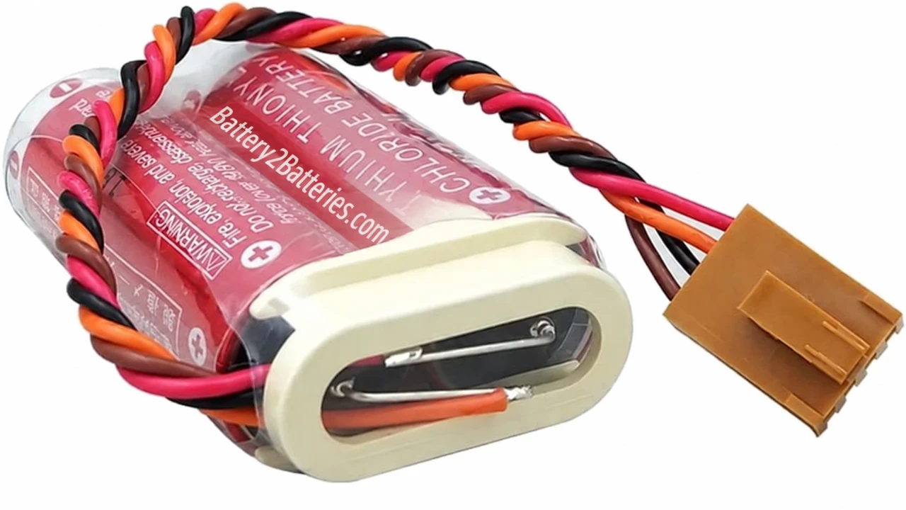 Maxell ER17/50 Battery Replacement (1x2) with RD-0117 Connector