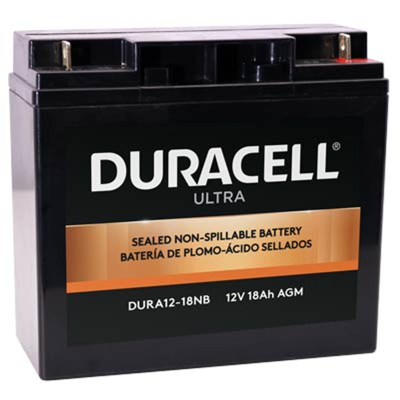 Duracell SLAA12-18NB Battery Replacement (N&B) 12V 18Ah Ultra AGM Sealed Lead