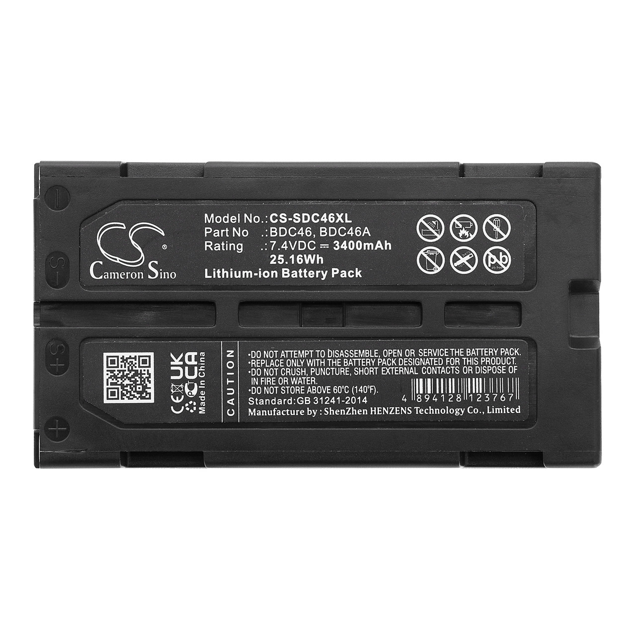 Cameron Sino CS-SDC46XL Battery