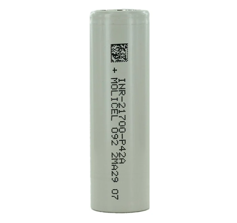 Molicel INR-21700-P42A Li-Ion Battery - 3.6V Un-Protected - OEM Original