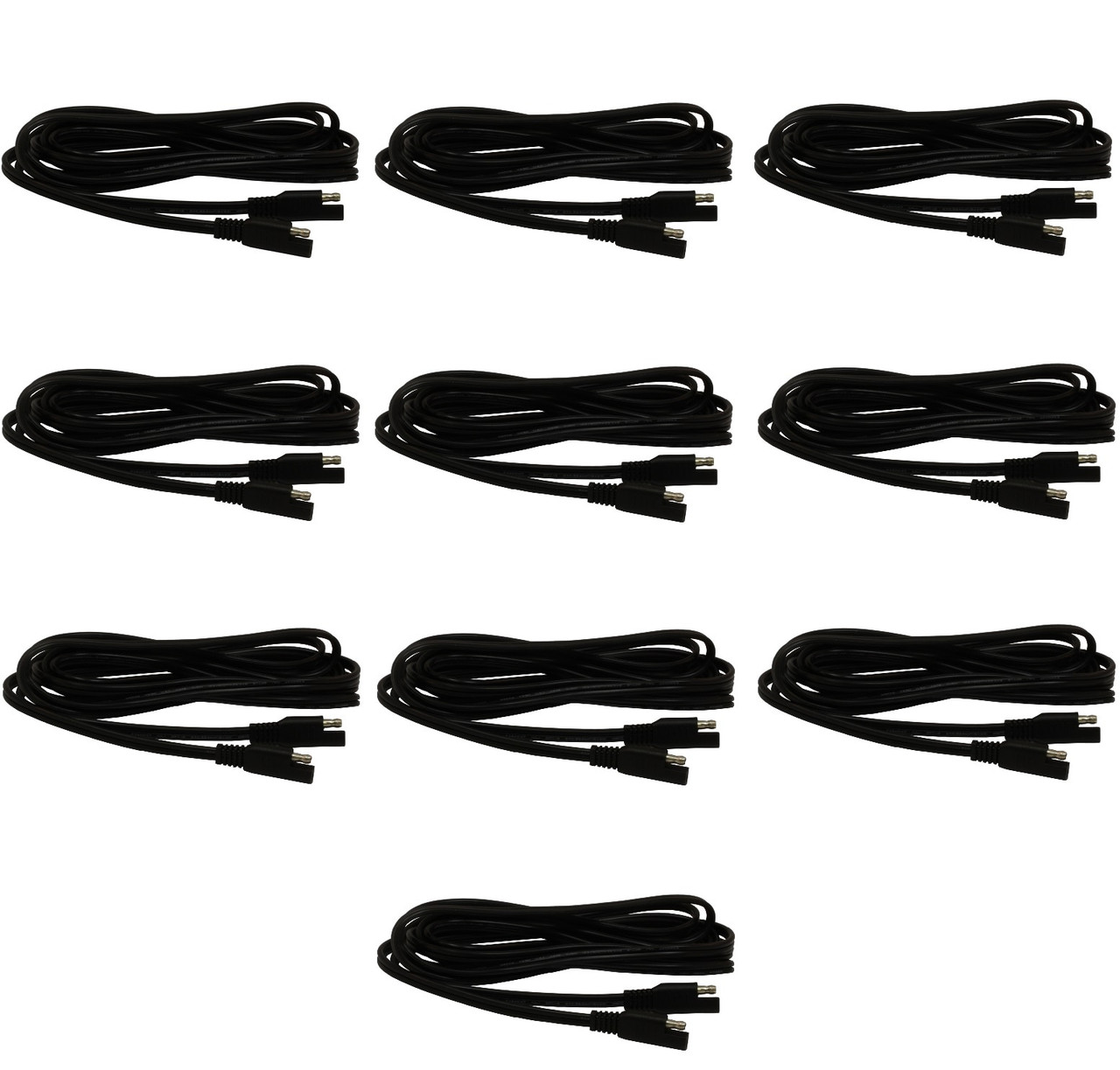 Motobatt KMB-CL10-10 10-Foot Charger Extension Cable - 10 Pack