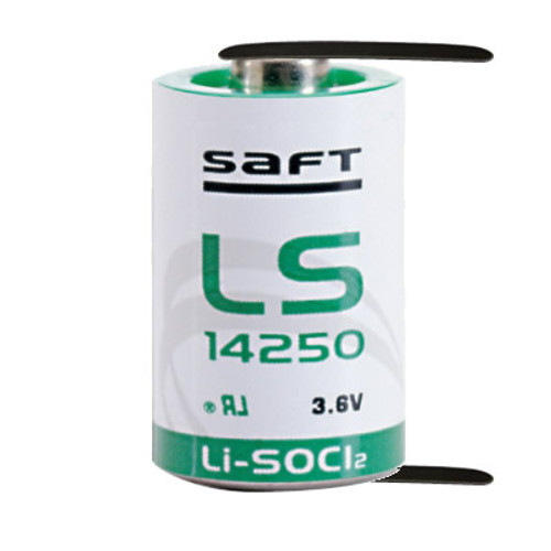 Saft LS14250-3PF Battery - 3.6V Lithium (3 Pins - 1+ / 2-)