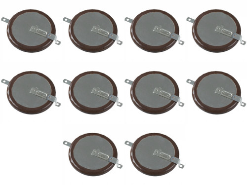 Panasonic VL3032-1F2 Battery - 3V Lithium Rechargeable Coin Cell - 10 Pieces Panasonic VL3032-1F2 Battery - 3V Lithium Rechargeable Coin Cell - 10 Pieces