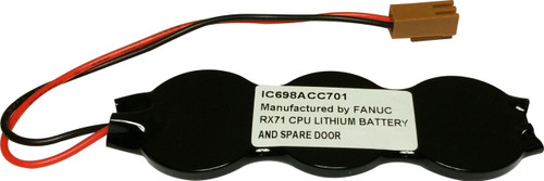 GE Fanuc IC698ACC701B Battery - PLC - CNC 3V Lithium for RX7i CPU GE Fanuc IC698ACC701B Battery - PLC - CNC 3V Lithium for RX7i CPU