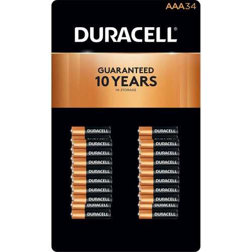 Duracell Coppertop AAA Batteries - Alkaline 34 Pack - MN2400 Duracell Coppertop AAA Batteries - Alkaline 34 Pack - MN2400